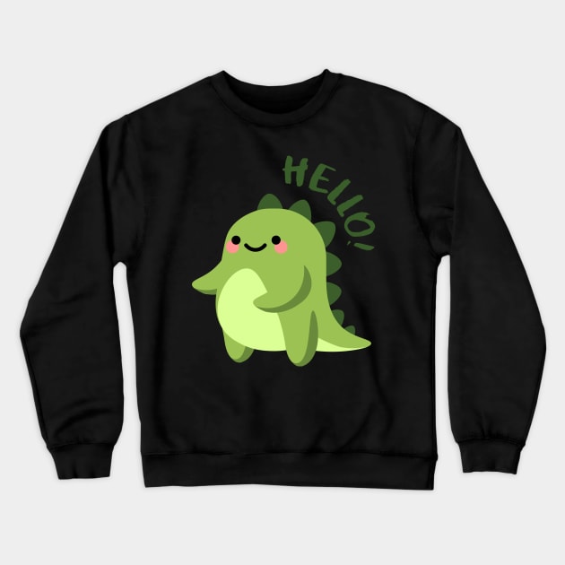 CUTE DINO Crewneck Sweatshirt by tzolotov